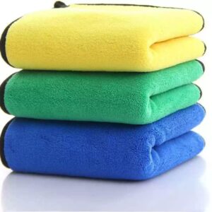 Microfiber Cloth Multipurpose Towel for Car, Home & Kitchen, 40x40 cm, Pack of 3, 600 GSM