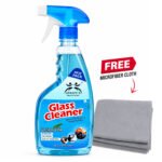 Glass Cleaner with Magic Cloth – Streak-Free Surface Cleaning | Cleaning Cloth Included
