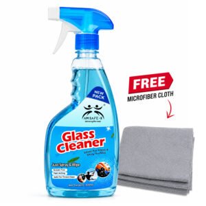 Glass Cleaner with Magic Cloth – Streak-Free Surface Cleaning | Cleaning Cloth Included