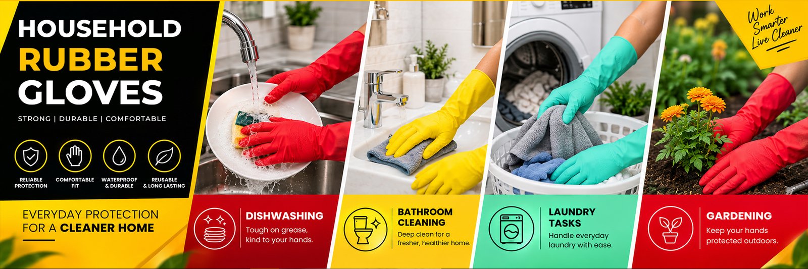 Household Rubber Gloves