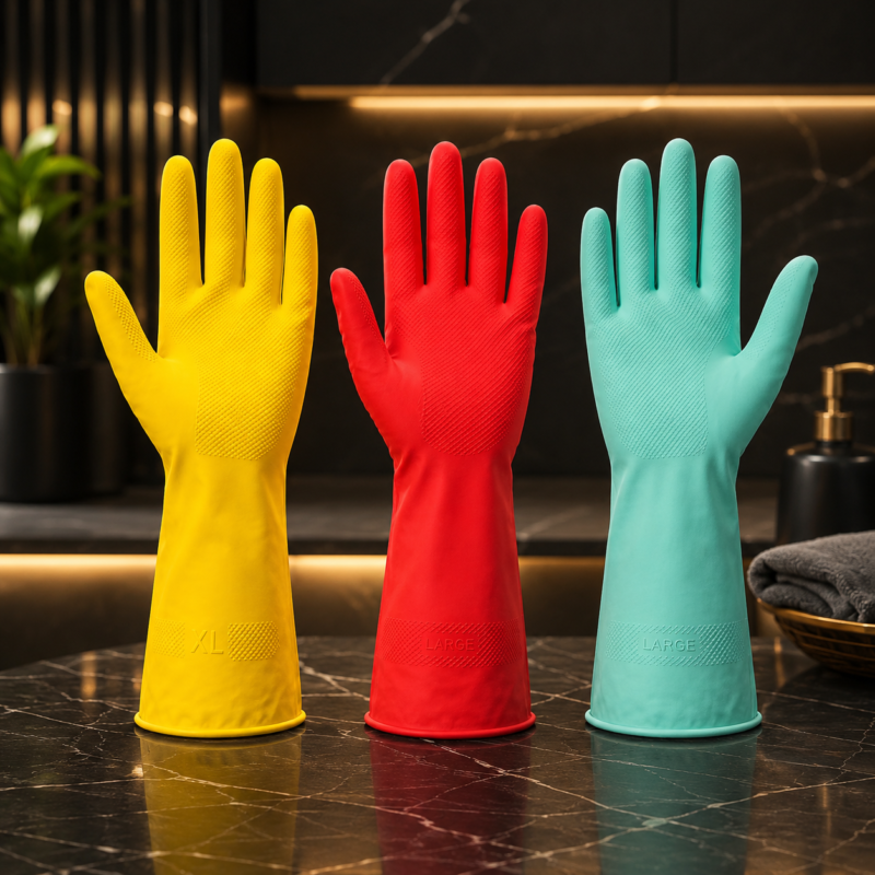 Rubber gloves